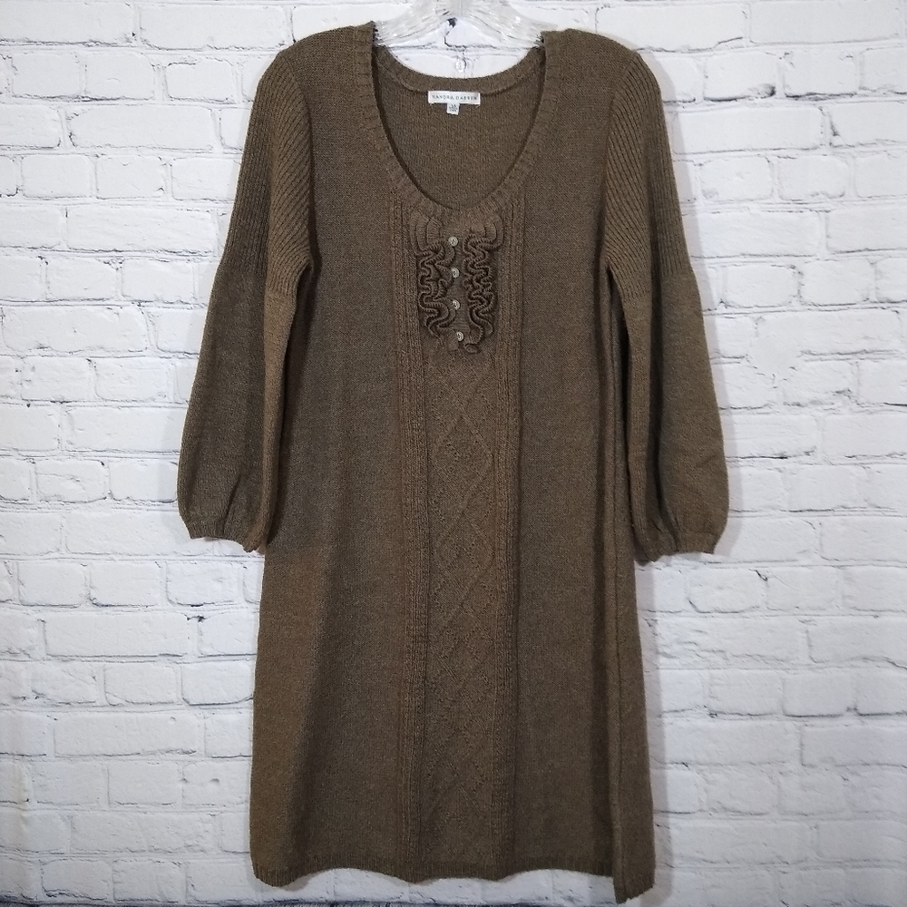 Sandra Darren women's sweater dress large